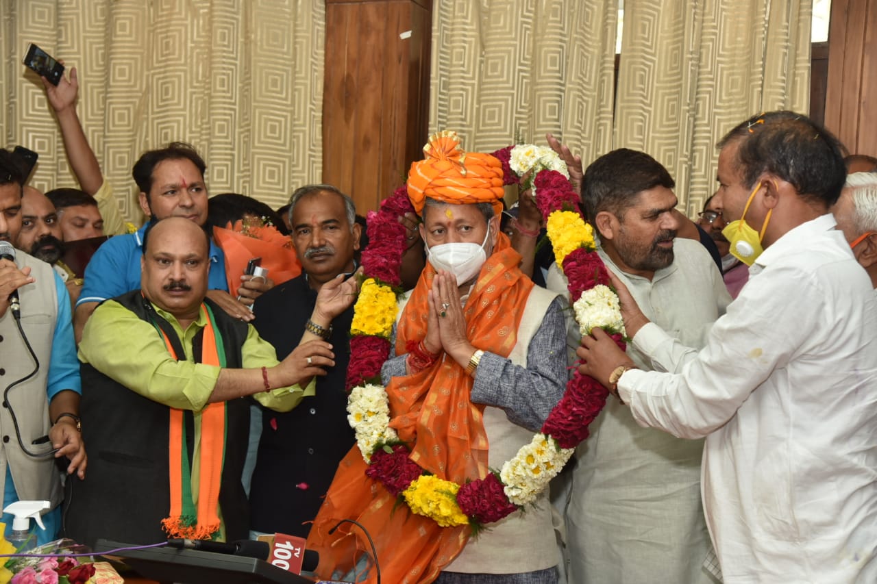 मुख्यमंत्री तीरथ ने कहा हमारी सरकार जनभवनाओं के अनुरूप कार्य करेगी, जनता जो चाहेगी वही किया जाएगा
