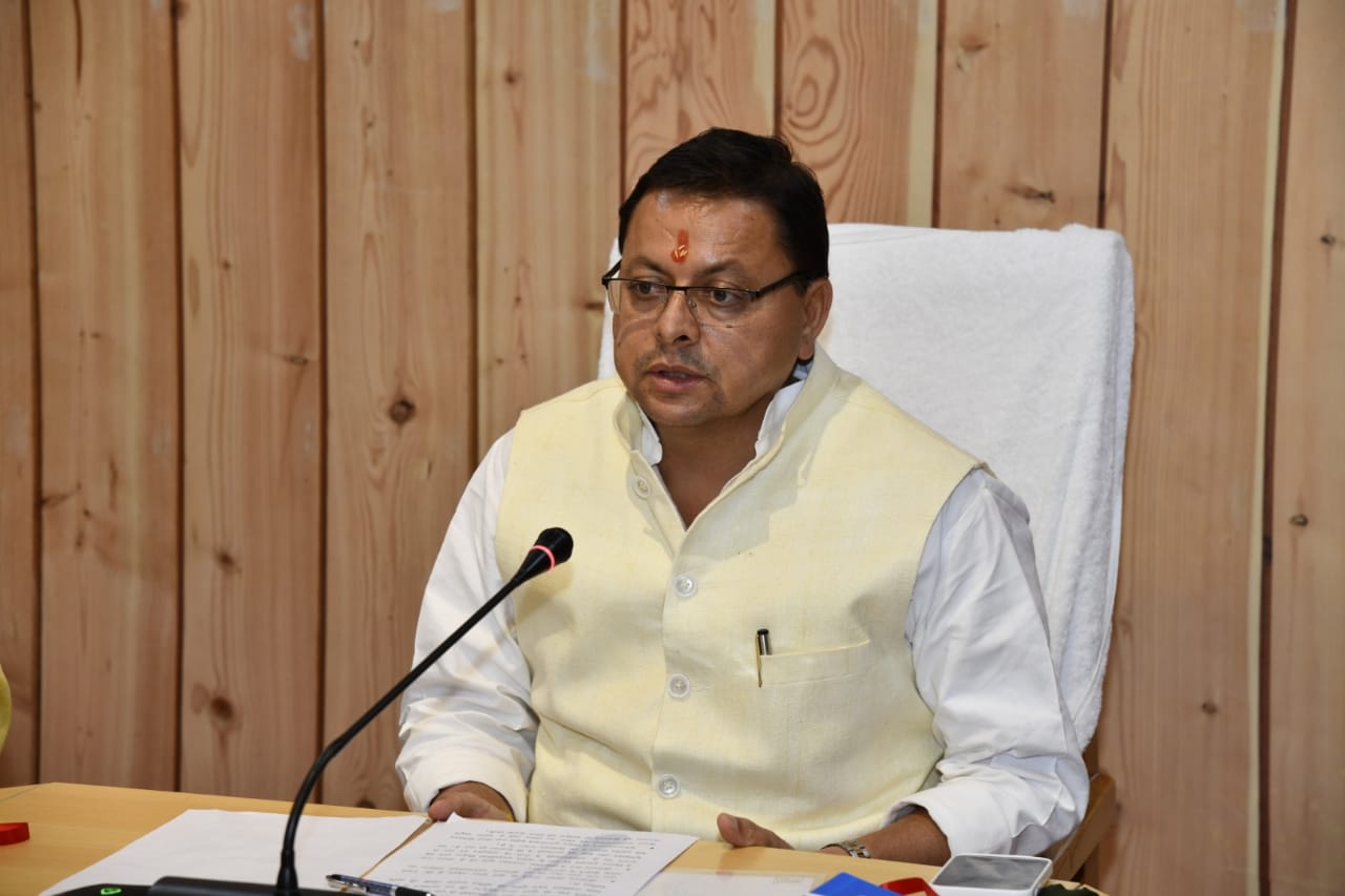 प्रभारी मंत्री अपने जनपदों में आपदा राहत कार्यों का स्थलीय निरीक्षण करें : सीएम पुष्कर सिंह धामी