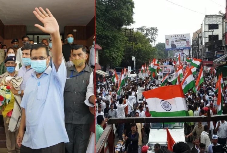दिल्ली के मुख्यमंत्री अरविंद केजरीवाल ने रविवार को हल्द्वानी दौरे के  दौरान  युवाओं के लिए की 6 बड़ी घोषणाएं