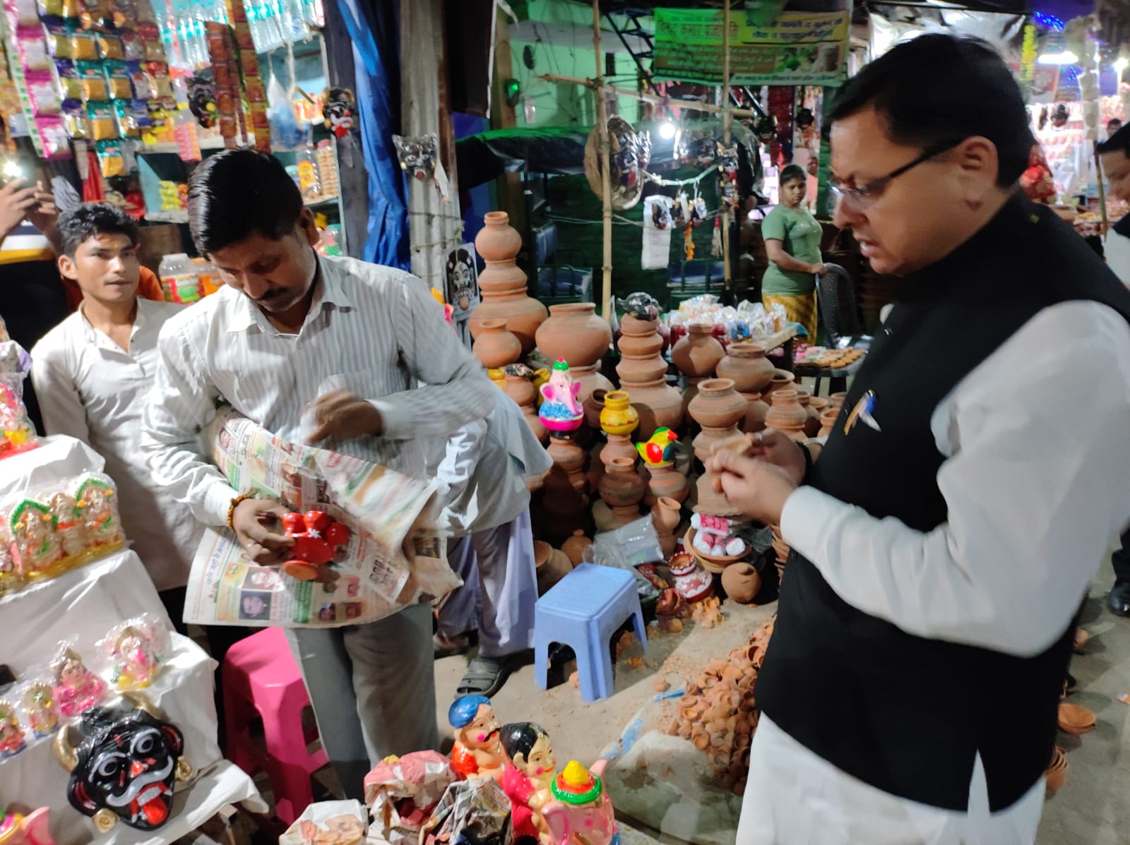 मुख्यमंत्री ने काशीपुर में द्वितीय भव्य दीपोत्सव – 2022 “एक दिया मेरा भी प्रभु को समर्पित” कार्यक्रम में किया प्रतिभाग