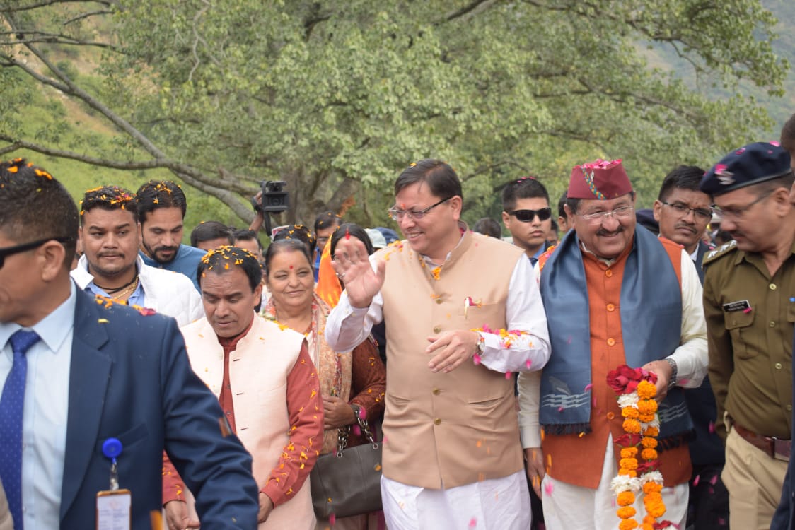 मुख्यमंत्री   पुष्कर सिंह धामी ने सोमवार को 20 करोड़ 44 लाख 16 हजार की लागत से विकास खंड अगस्त्यमुनि के कोठगी में बनने वाले नर्सिंग कॉलेज का भूमि पूजन एवं शिलान्यास किया।