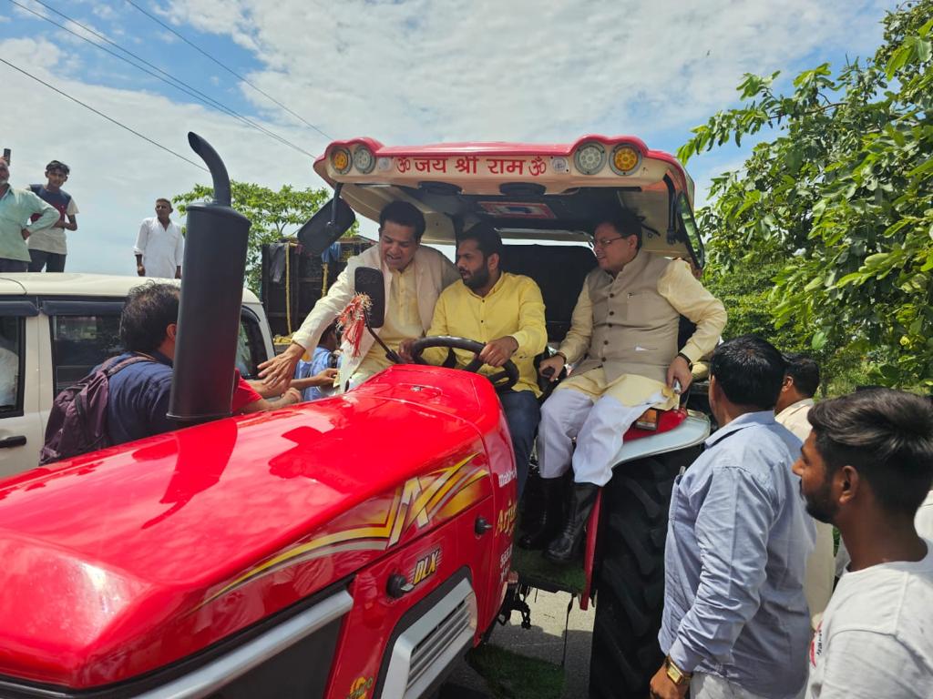 मुख्यमंत्री ने किया लक्सर क्षेत्र के जलभराव वाले क्षेत्रों का स्थलीय निरीक्षण
