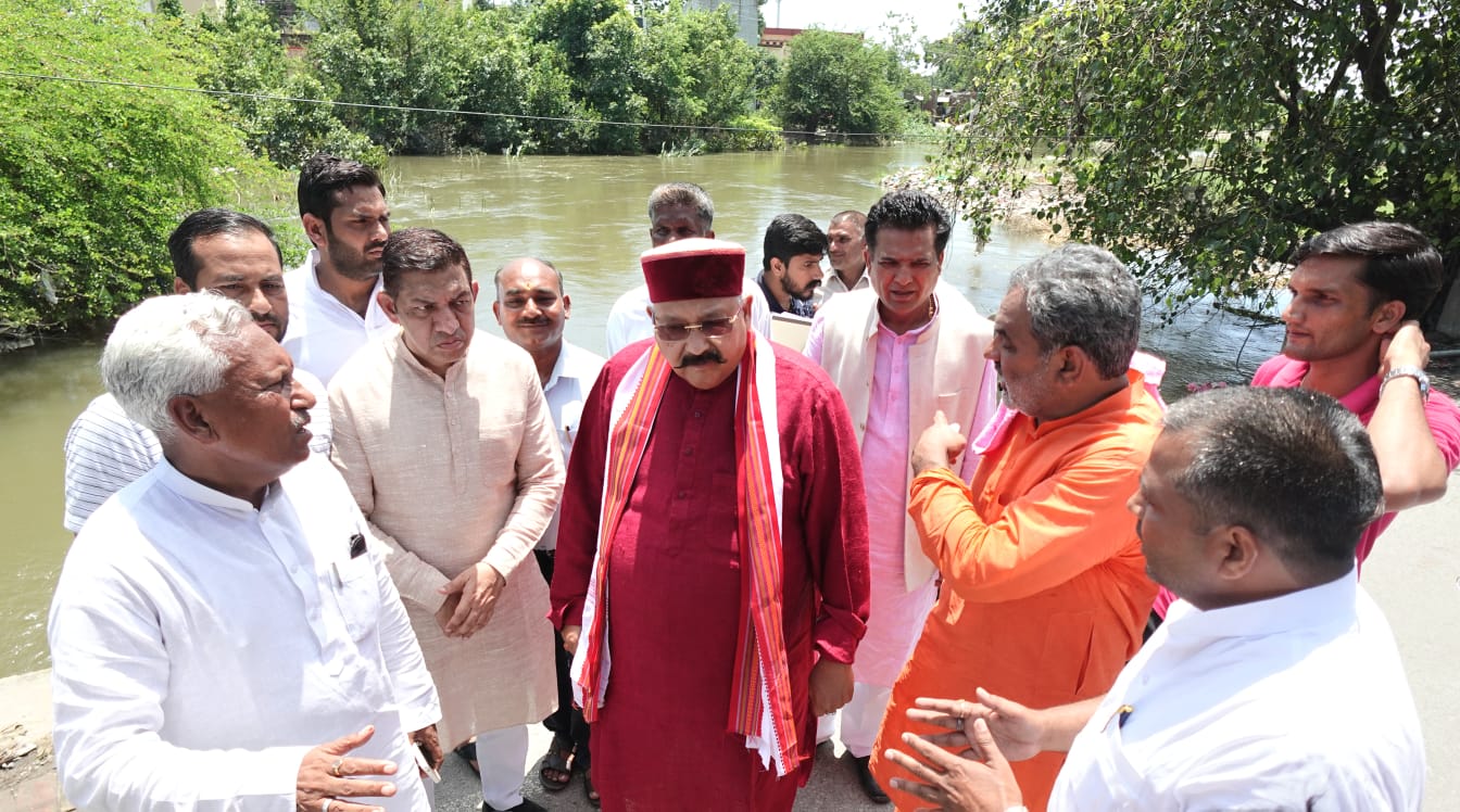 महाराज का मुख्यमंत्री से आग्रह, पानी में डूबे क्षेत्रों को आपदाग्रस्त क्षेत्र घोषित किया जाए