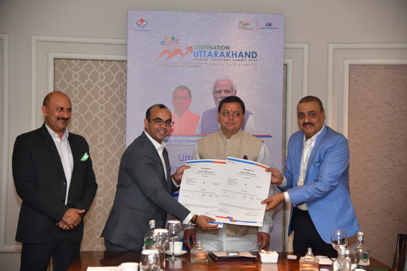 ग्लोबल इन्वेस्टर समिट से पहले अभी तक लगभग 40 हजार करोड रुपए के एमओयू किए गए… ( लक्ष्य की ओर बढ़ते धामी )
