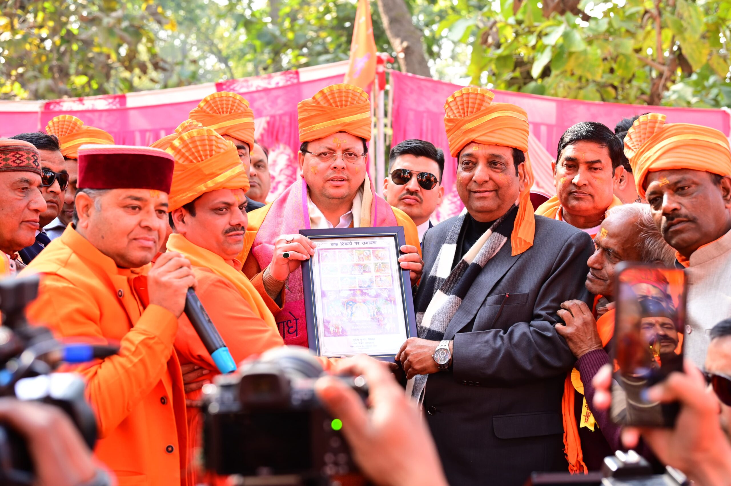 मुख्यमंत्री धामी ने कहा कि लंबे संघर्ष और इन्तजार के बाद अयोध्या में राम मंदिर बनने का सपना साकार होने जा रहा है