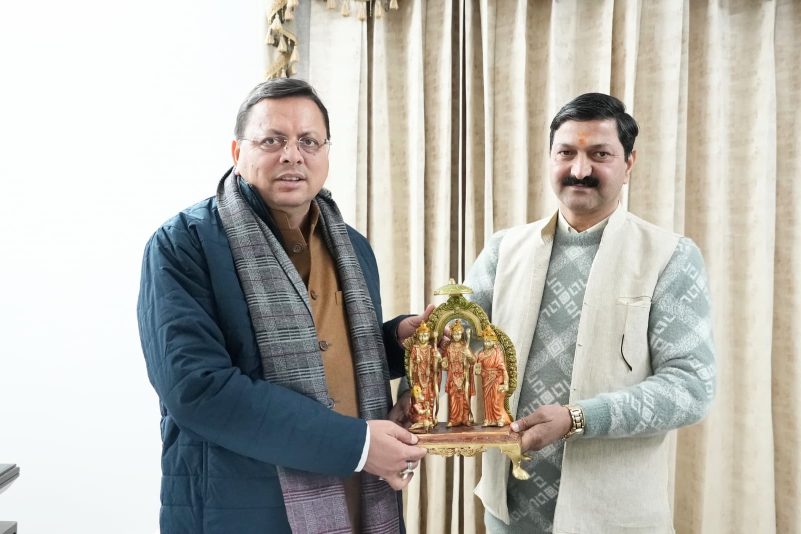 अजेंद्र ने यात्रा व्यवस्थाओं में सुधार के मद्देनजर बीकेटीसी से संबंधित शासन स्तर पर लंबित प्रकरणों के शीघ्र निस्तारण के लिए मुख्यमंत्री से अनुरोध किया.