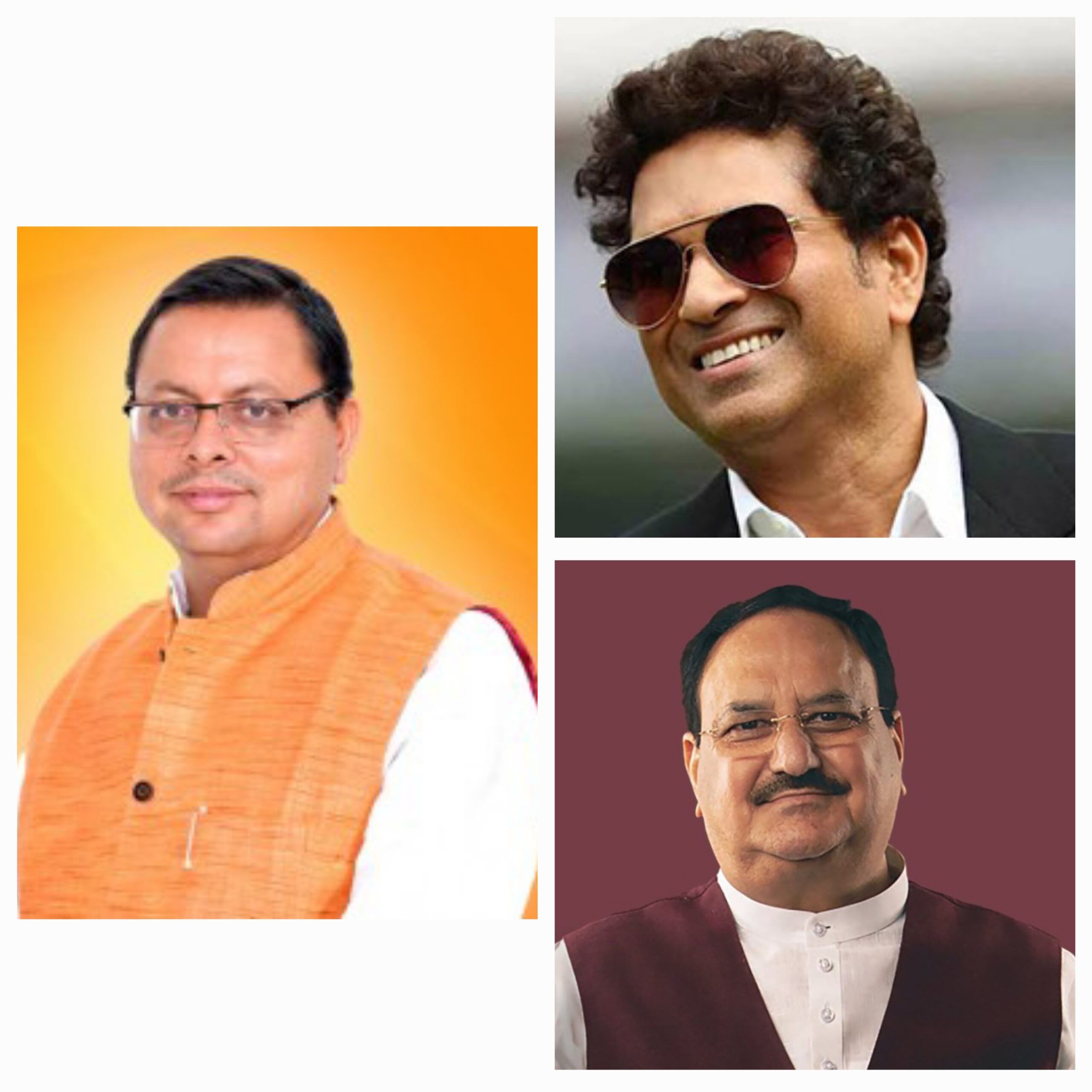 भाजपा के राष्ट्रीय अध्यक्ष एवं केंद्रीय स्वास्थ्य मंत्री जगत प्रकाश नड्डा और भारत रत्न एवं भारतीय क्रिकेट टीम के पूर्व कप्तान सचिन तेंदुलकर ने भी मुख्यमंत्री धामी को दूरभाष पर बधाई दी