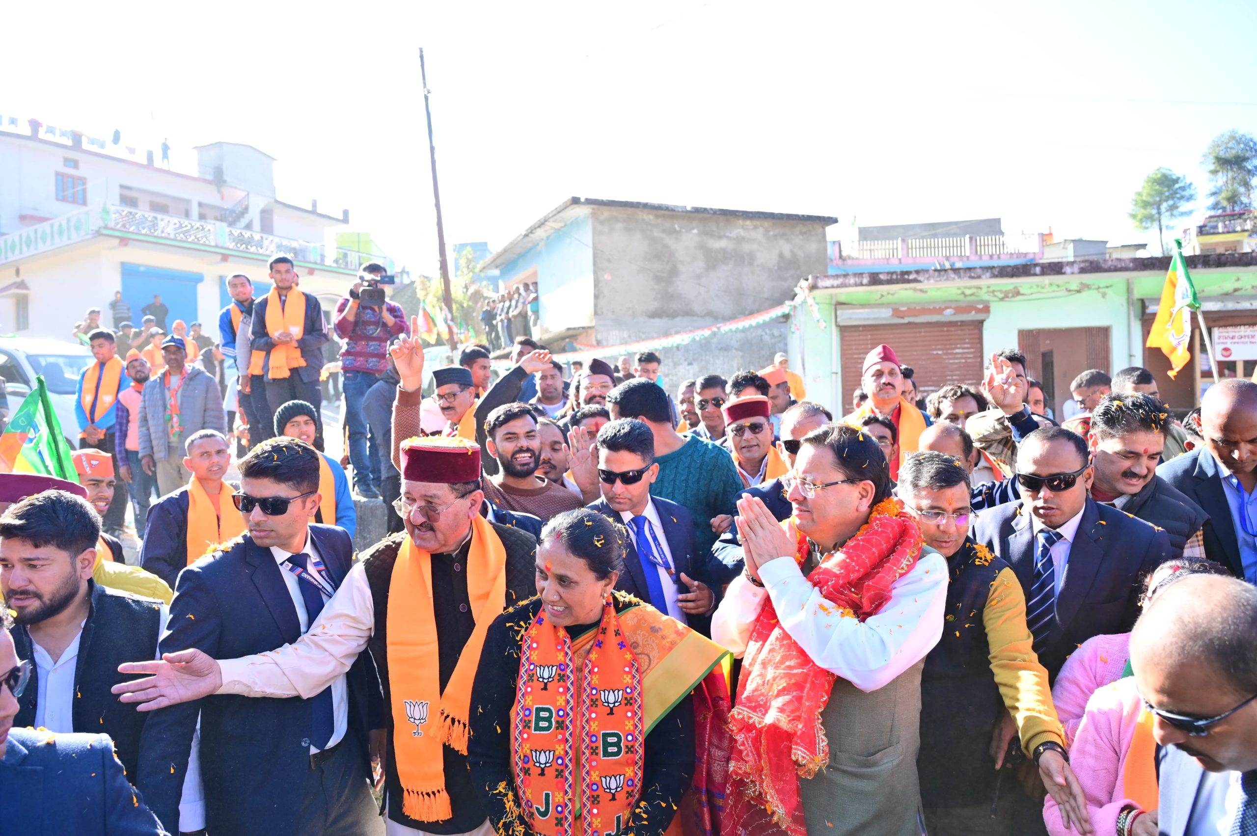 मुख्यमंत्री धामी ने चन्द्रनगर, रूद्रप्रयाग में आयोजित जनसभा को किया संबोधित, उमड़ा सैलाब , जनता ने कहा हम भाजपा के साथ   