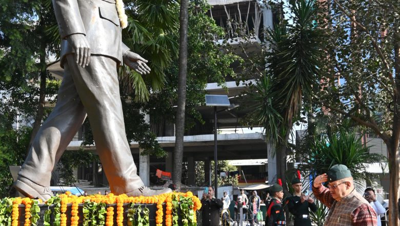 जनरल बिपिन रावत की यादों को जिंदा रखने के लिए गुनियाल गांव में भव्य सैन्यधाम का निर्माण किया जा रहा है:जोशी 