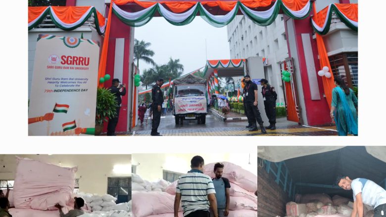 उत्तरकाशी जिले के बड़कोट स्थित एसजीआरआर पब्लिक स्कूल के माध्यम से यह राहत सामग्री जिसमें दवाइयां, खाद्यान्न, कंबल, कपड़े और आवश्यक वस्तुएं शामिल हैं, प्रभावित गांवों तक पहुंचाई जा रही है।   