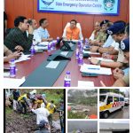 विद्युत तथा संचार व्यवस्था को मंगलवार रात्रि ही बहाल करने के निर्देश दिए हैं