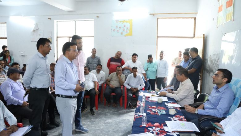 डीएम सविन बंसल ने निर्देश दिए – 500 से 600 मीटर के पैच बनाकर चरणबद्ध तरीके से हटाया जाएगा मलबा