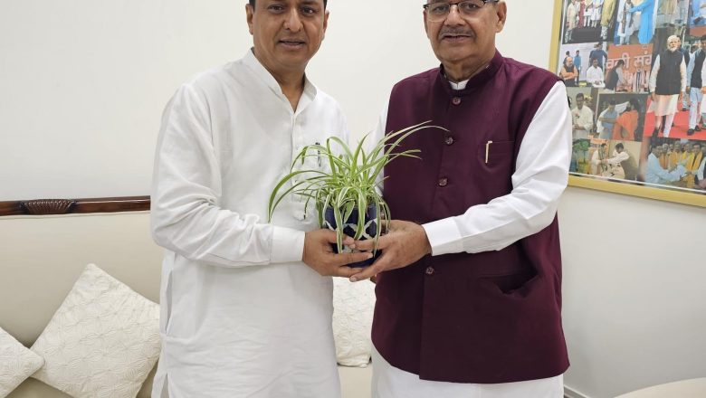 मंत्री गणेश जोशी ने नई दिल्ली में गढ़वाल सांसद अनिल बलूनी से शिष्टाचार भेंट की      