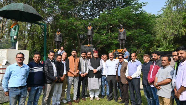 मंत्री गणेश जोशी ने कहा कि आजादी के महानायक और उत्तराखंड के लाल, शहीद केसरी चंद का बलिदान सदैव स्मरणीय रहेगा