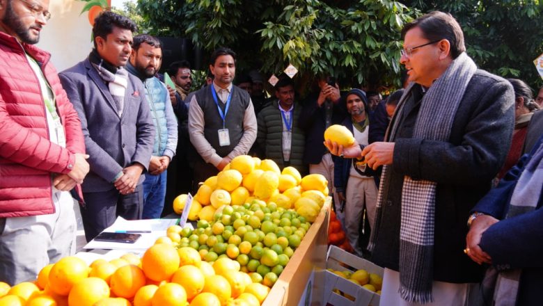 मुख्यमंत्री धामी ने कहा कि खेती व बागवानी के क्षेत्र में समुचित प्रोत्साहन, नवाचार और आधुनिक तकनीकों के माध्यम से किसानों की आय बढ़ाई जा रही है