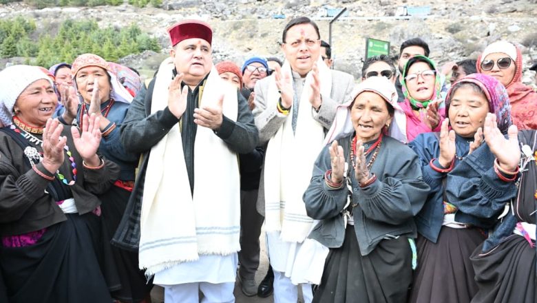 मुख्यमंत्री धामी ने माणा गांव से दिया बड़ा संदेश, चारधाम यात्रा को हरित और जिम्मेदार बनाने के लिए जनभागीदारी पर दिया जोर।
