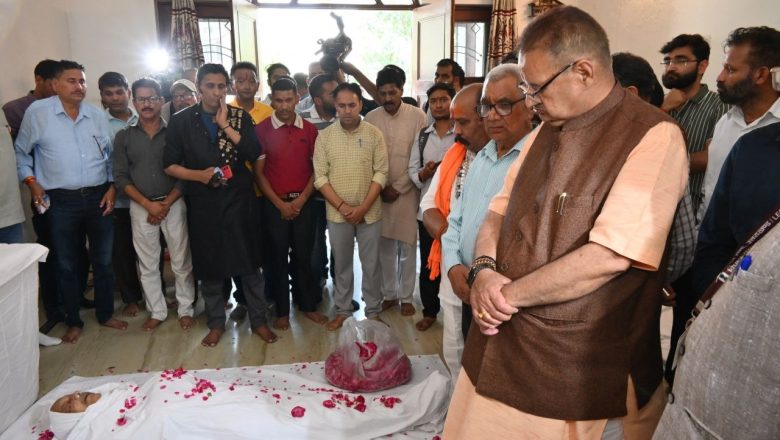 गणेश जोशी ने भुवन चंद्र खंडूड़ी को श्रद्धांजलि देते हुए परिवार को दुख सहने की शक्ति देने की प्रार्थना की