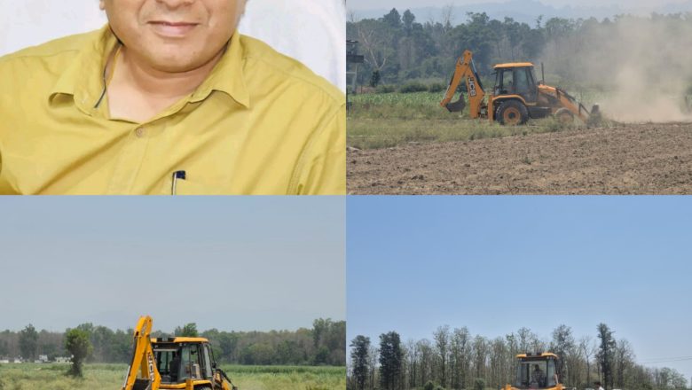 एमडीडीए उपाध्यक्ष बंशीधर तिवारी की सख्ती, अवैध रूप से काटे जा रहे प्लॉट और बनाई जा रही सड़कें जेसीबी से ध्वस्त