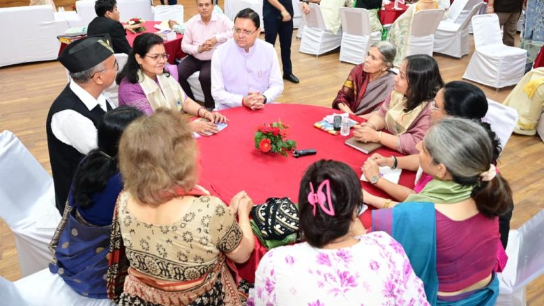 मुख्यमंत्री पुष्कर सिंह धामी ने दो साहित्य ग्राम स्थापित करने की योजना का किया उल्लेख