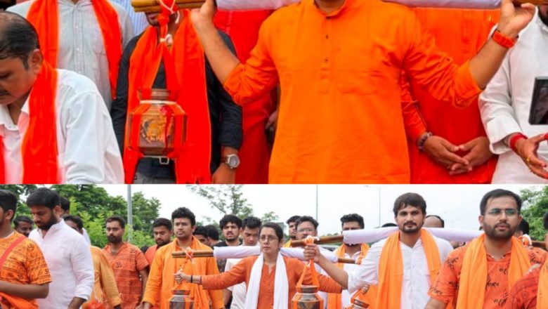तेजस्वी सूर्या और नेहा जोशी की प्रेरणादायी मौजूदगी से कांवड़ यात्रा बनी युवा शक्ति, संस्कृति और समर्पण का भव्य प्रतीक