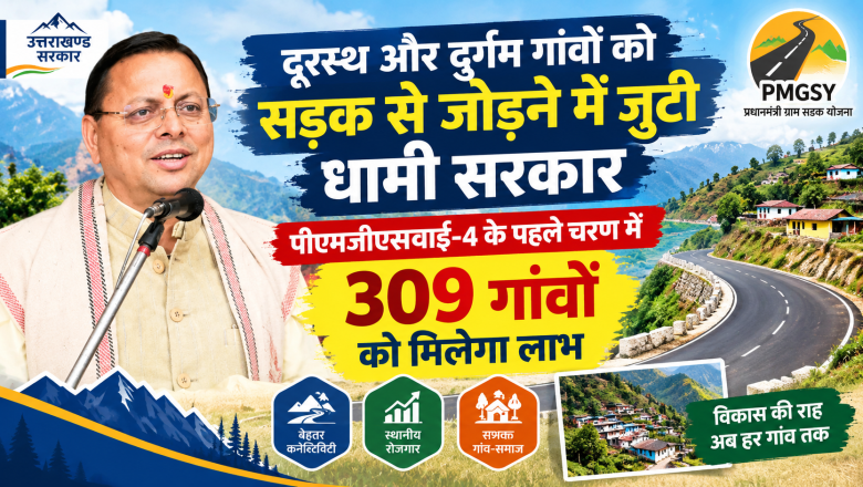 दूरस्थ और दुर्गम गांवों को सड़क से जोड़ने में जुटी धामी सरकार, पीएमजीएसवाई-4 के पहले चरण में 309 गांवों को मिलेगा लाभ