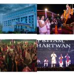 पूजा-आरती और शंखनाद से आगाज, गरबा-डांडिया और पहाड़ी संगीत के संग यादगार बनी एसजीआरआरयू की शाम